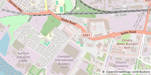 Map of Liverpool, Merseyside