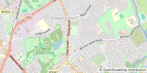 Map of Stoke-on-Trent