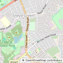 Map of Stoke-on-Trent