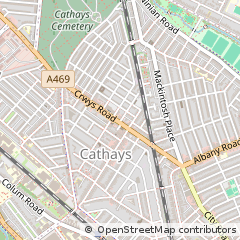 Map of Cardiff