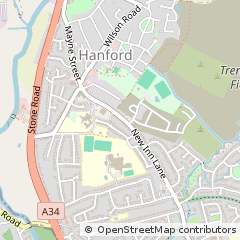 Map of Staffordshire