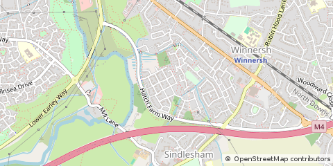 Map of Wokingham