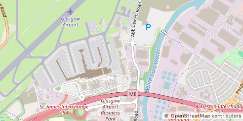 Map of Paisley, Renfrewshire