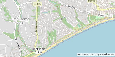 Map of Bournemouth