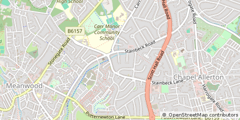Map of Leeds