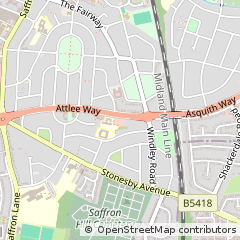 Map of Leicester