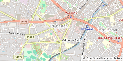 Map of Birmingham