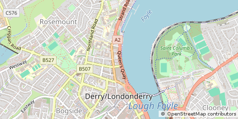 Map of Co Derry, Co. Londonderry