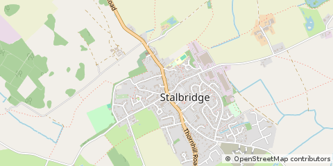 Map of Sturminster Newton, Dorset