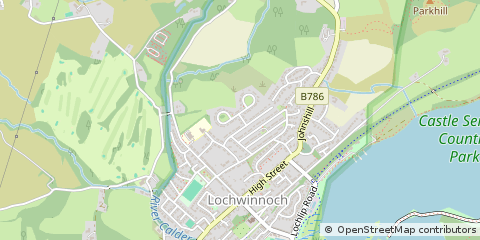Map of Lochwinnoch