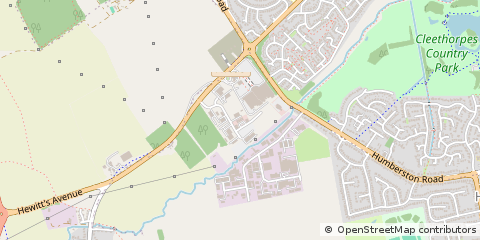 Map of Grimsby, NE Lincs