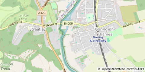 Map of Reading, Berkshire