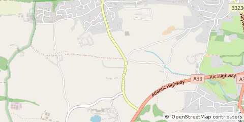 Map of Bideford, Devon