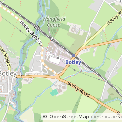 Map of Botley Southampton, Hampshire