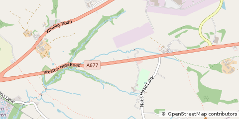 Map of Preston, Lancashire