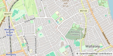Map of Wallasey, Wirral