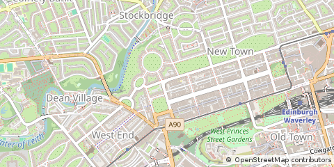 Map of Edinburgh