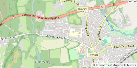 Map of Liphook, Hampshire