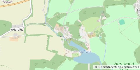 Map of Leeds, West Yorkshire