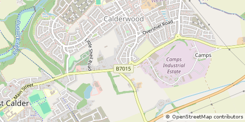 Map of East Calder