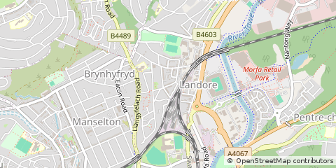 Map of Swansea