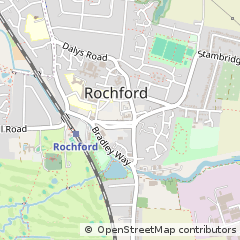 Map of Rochford, Essex