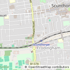 Map of Scunthorpe, North Lincolnshire