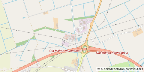 Map of Malton, North Yorkshire
