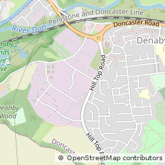 Map of Doncaster, South Yorkshire