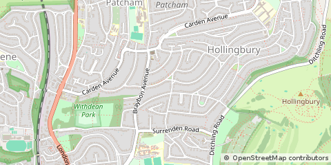 Map of Brighton, East Sussex