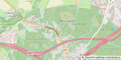 Map of Southampton, Hampshire
