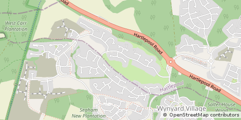 Map of Billingham