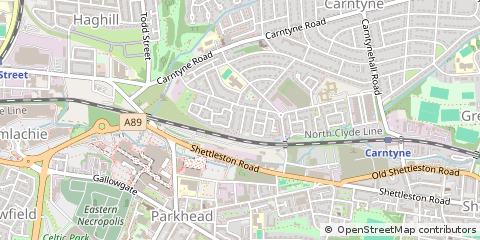 Map of Glasgow