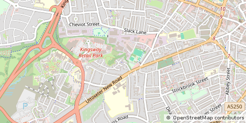 Map of Derby, Derbyshire