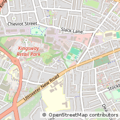 Map of Derby, Derbyshire