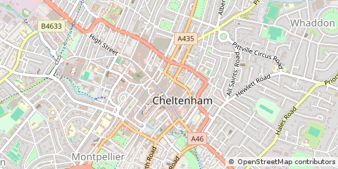 Map of Gloucestershire