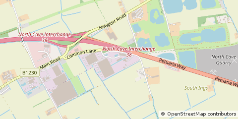 Map of North Cave