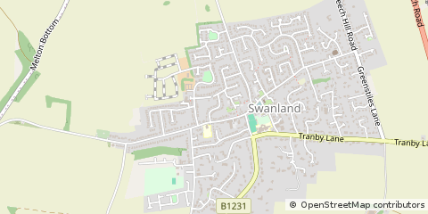 Map of North Ferriby, East Yorkshire