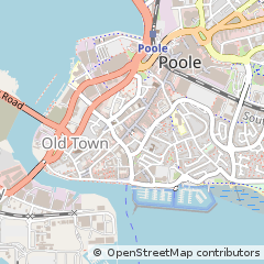Map of Poole, Dorset