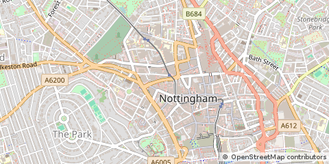 Map of Nottingham