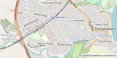 Map of Stonehaven