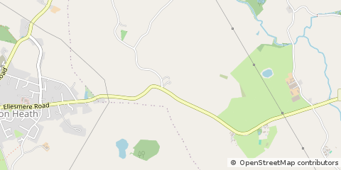 Map of Oswestry, Shropshire