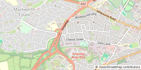 Map of Derby