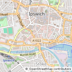 Map of Ipswich, Suffolk