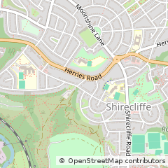 Map of Sheffield