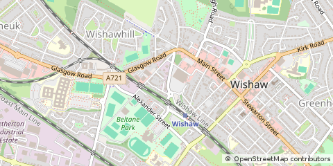 Map of Wishaw
