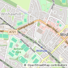 Map of Wishaw