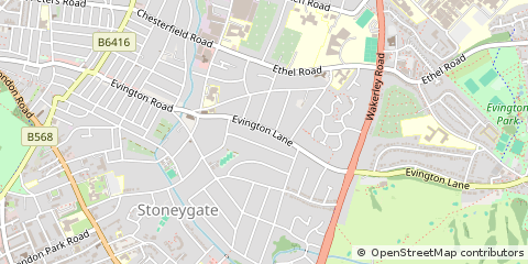 Map of Leicester