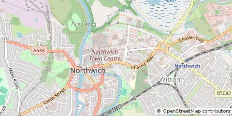 Map of Northwich