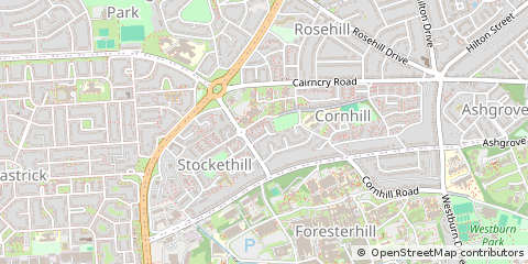 Map of Aberdeen